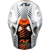 CASQUE MOTOCROSS FLY FORMULA CP SLICE GRIS/ORANGE/NOIR