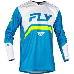 MAILLOT MOTOCROSS ENFANT FLY RAYCE BLEU