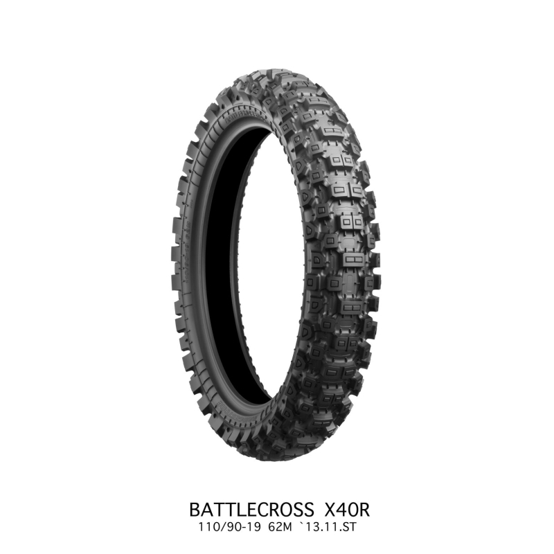 PNEU MOTOCROSS BRIDGESTONE X40 HARD ARRIÈRE 110/90/19