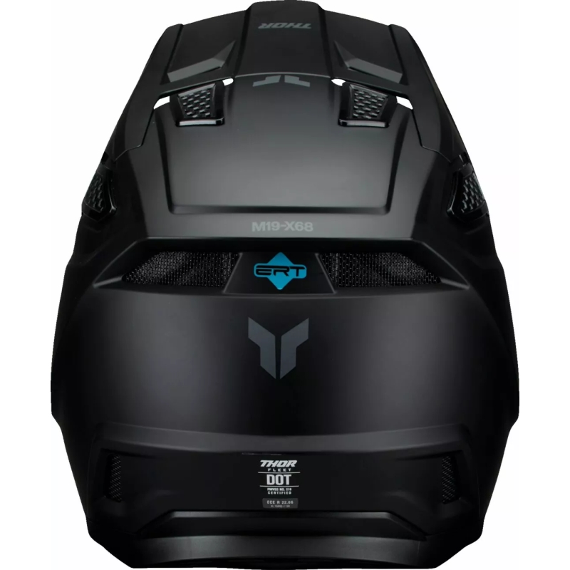 CASQUE MOTOCROSS THOR FLEET BLACKOUT