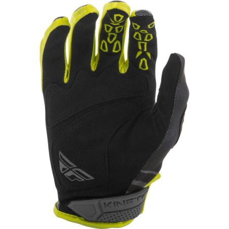 GANTS FLY KINETIC K220 2020 NOIR/GRIS/JAUNE FLUO Gant moto cross