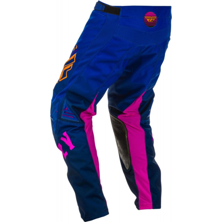 PANTALON FLY KINETIC K220 MIDNIGHT/BLEU/ORANGE Pantalon moto cross