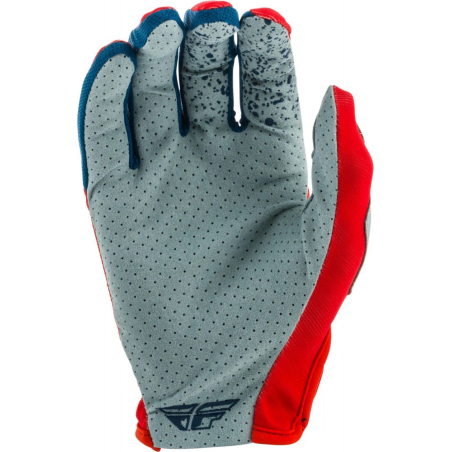 GANTS FLY LITE ROUGE/GRIS/BLEU Gant moto cross