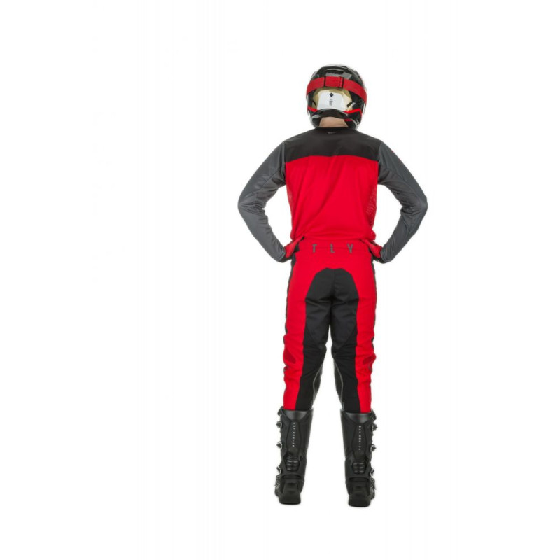 MAILLOT FLY KINETIC K121 2021 ROUGE/GRIS/NOIR Maillot moto cross