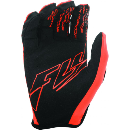 GANTS FLY LITE WINDPROOF 2021 ORANGE/NOIR Gant moto cross