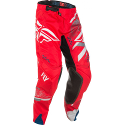 PANTALON FLY EVOLUTION 2.0 ROUGE/BLANC Pantalon moto cross