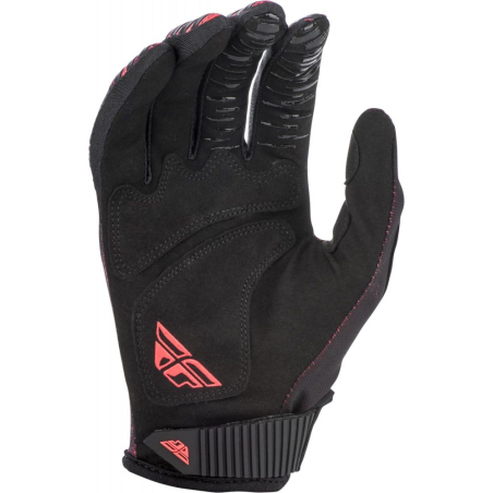 GANTS FLY KINETIC NOIZ NEON ROUGE/NOIR Gant moto cross