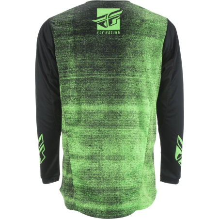 MAILLOT FLY KINETIC NOIZ 2019 NEON VERT/NOIR Maillot moto cross