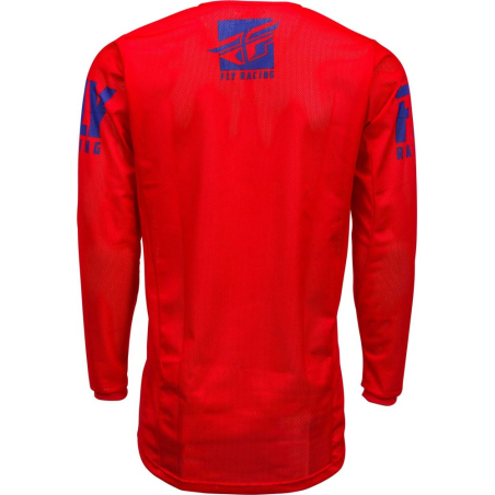 MAILLOT FLY KINETIC MESH SHIELD 2019 ROUGE/BLEU Maillot moto cross