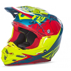 CASQUE FLY F2 CARBON MIPS RETROSPEC ROUGE/HI-VIZION Casque moto cross