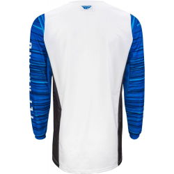 MAILLOT FLY KINETIC WAVE BLANC/BLEU Maillot moto cross