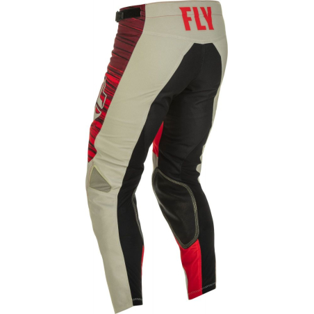 PANTALON FLY KINETIC WAVE GRIS/ROUGE Pantalon moto cross