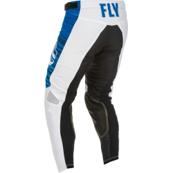 PANTALON FLY KINETIC WAVE BLANC/BLEU Pantalon moto cross