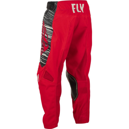 PANTALON FLY KINETIC WAVE ROUGE/GRIS Pantalon moto cross enfant