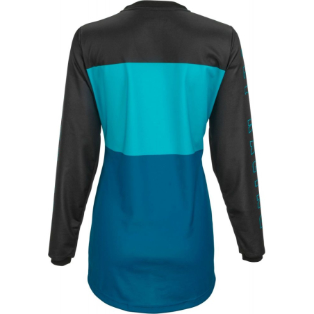 MAILLOT FLY F-16 FEMME AQUA/DARK TEAL/NOIR Maillot cross femme