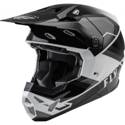 CASQUE FLY FORMULA CP RUSH GRIS/NOIR/BLANC Casque moto cross