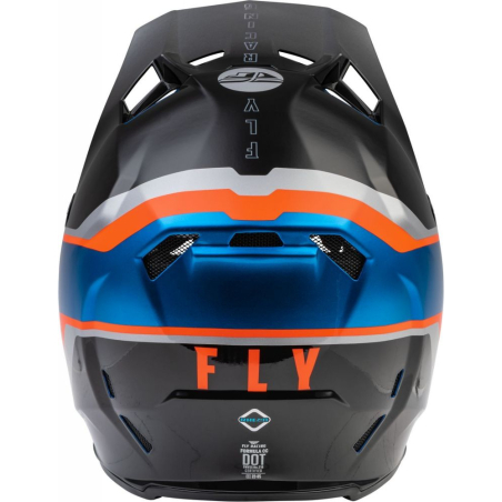 CASQUE FLY CARBONE FORMULA CC DRIVER BLEU/ORANGE/NOIR Casque moto cross