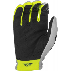 GANTS FLY LITE GRIS/TEAL/JAUNE FLUO Gant moto cross