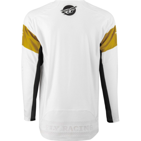 MAILLOT FLY EVO L.E. BRAZEN BLANC/GOLD/NOIR Maillot moto cross