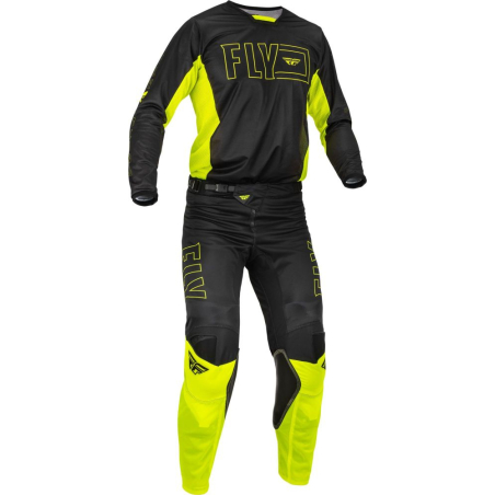 MAILLOT FLY KINETIC MESH JAUNE FLUO/NOIR Maillot moto cross