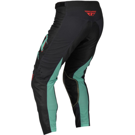 PANTALON FLY KINETIC S.E. RAVE NOIR/MINT/ROUGE Pantalon moto cross