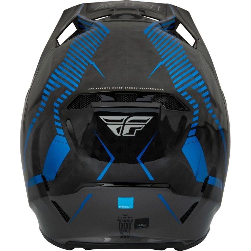 CASQUE CROSS FLY FORMULA CARBONE TRACER BLEU/NOIR Casque moto cross