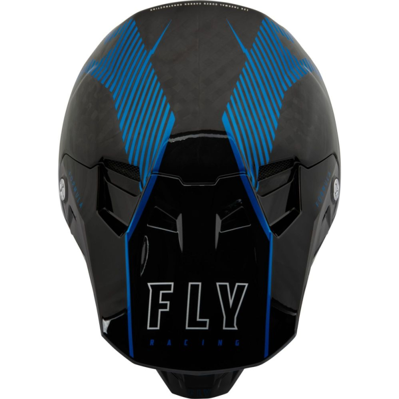 CASQUE CROSS FLY FORMULA CARBONE TRACER BLEU/NOIR Casque moto cross