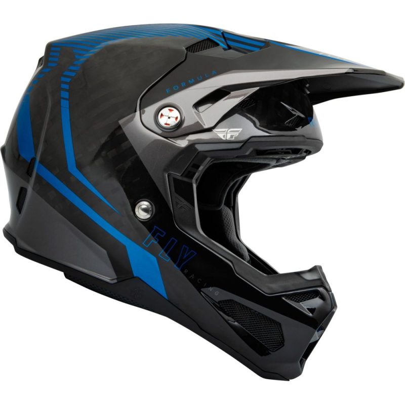 CASQUE CROSS FLY FORMULA CARBONE TRACER BLEU/NOIR Casque moto cross