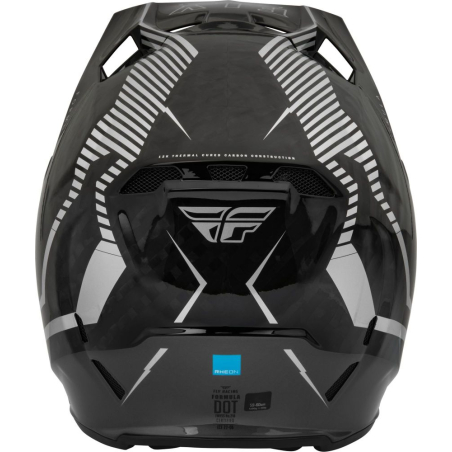 CASQUE FLY FORMULA CARBONE TRACER GRIS/NOIR Casque moto cross