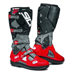 BOTTES SIDI CROSSFIRE 3 SRS GRIS/ROUGE/NOIR Botte moto cross