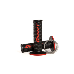 GRIPS CIRCUIT V NOIR ROUGE Poignée moto cross