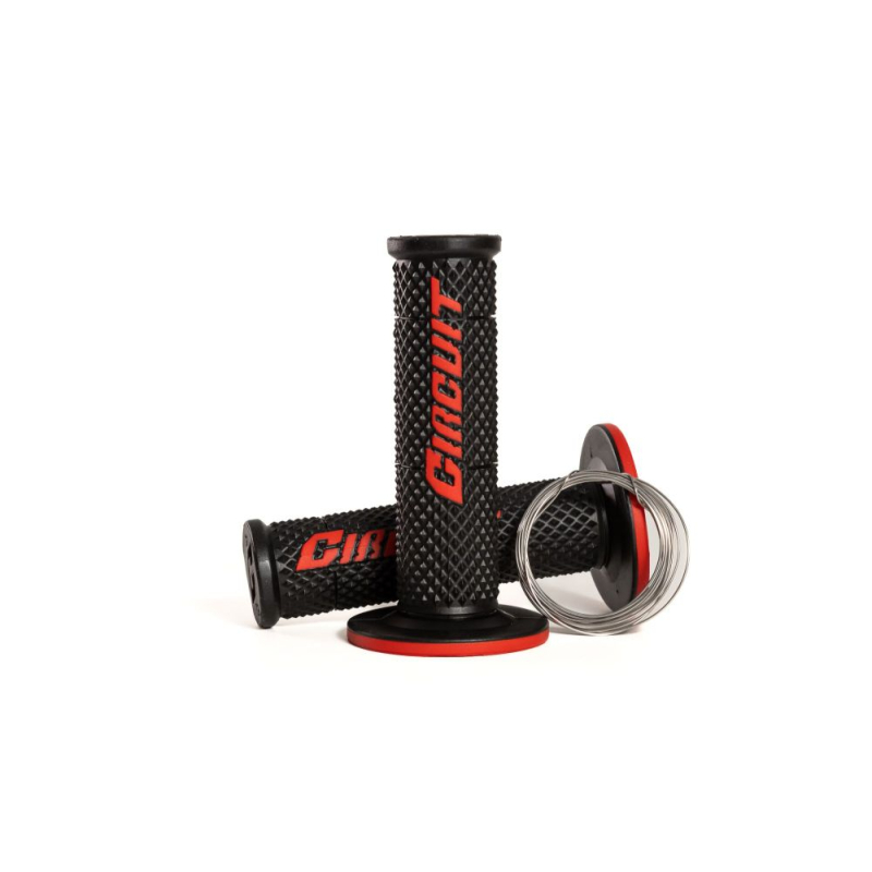 GRIPS CIRCUIT V NOIR ROUGE Poignée moto cross