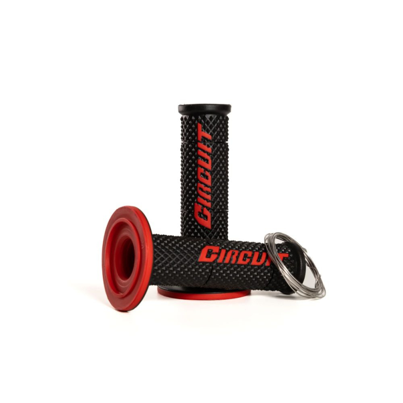 GRIPS CIRCUIT V NOIR ROUGE Poignée moto cross