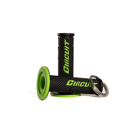 GRIPS CIRCUIT V NOIR VERT Poignée moto cross