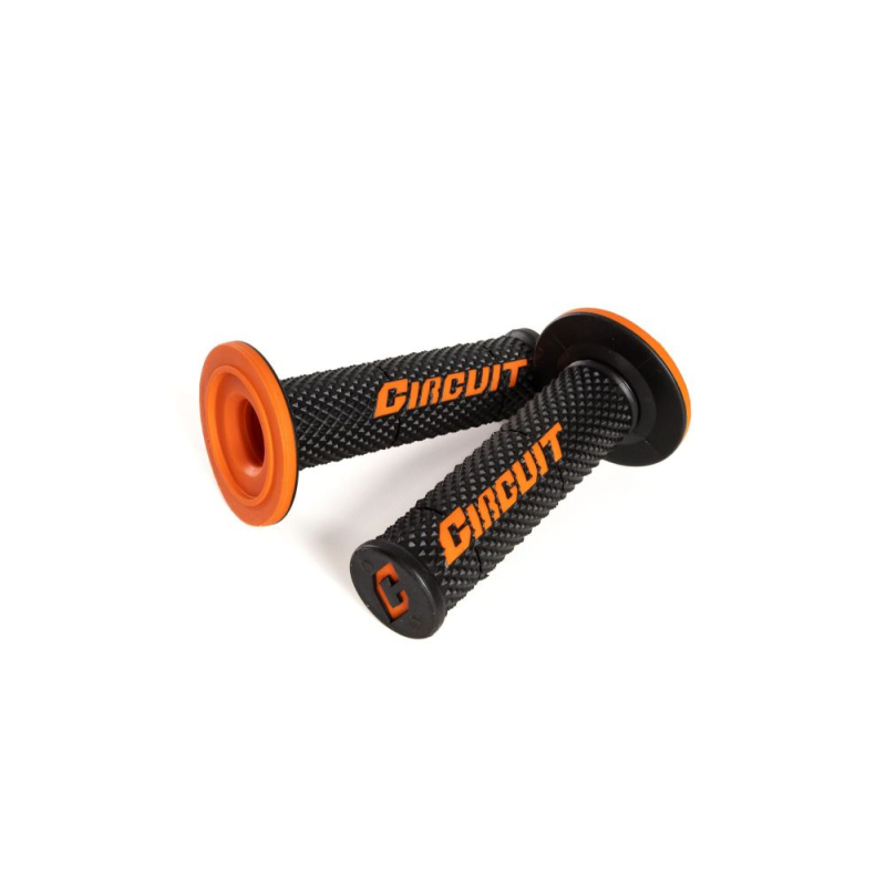 GRIPS CIRCUIT V NOIR ORANGE Poignée moto cross