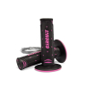 GRIPS CIRCUIT JUPITER NOIR/ROSE Poignée moto cross