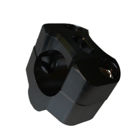 PONTETS ADAPTATEUR 22-28 +16MM BLACK Guidon moto cross