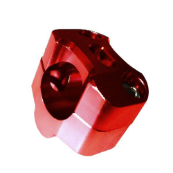 PONTETS ADAPTATEUR 22-28 +16MM RED Guidon moto cross