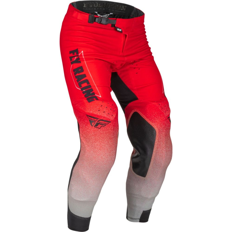 PANTALON FLY EVO ROUGE ET GRIS Pantalon moto cross