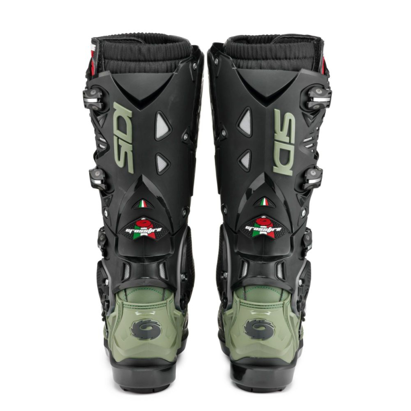 BOTTES SIDI CROSSFIRE 3 SRS ARMY/NOIR Botte moto cross