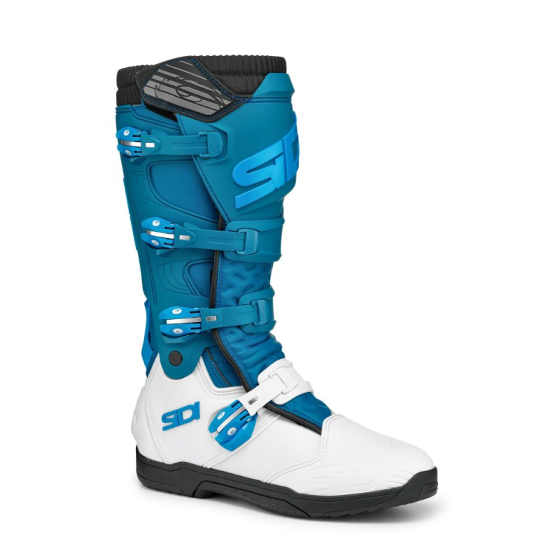 BOTTES CROSS FEMME SIDI X POWER SC LEI BLANC/BLEU CLAIR Botte moto cross femme