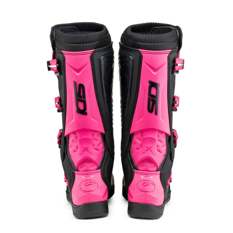 BOTTES CROSS FEMME SIDI X POWER SC LEI NOIR/ROSE Botte moto cross femme