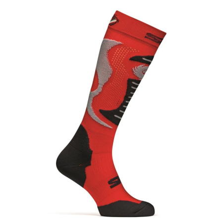 CHAUSSETTES FAENZA ROUGE/NOIR Chaussette moto cross