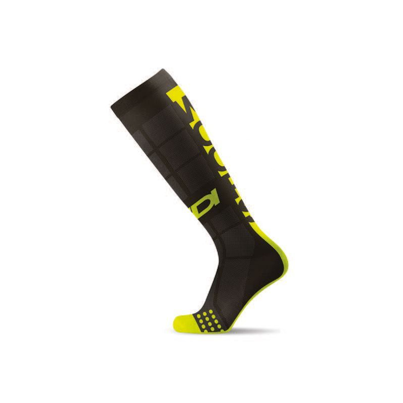 CHAUSSETTES WOOPS NOIR/JAUNE Chaussette moto cross