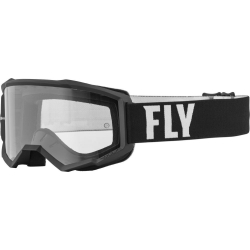 MASQUE FLY FOCUS NOIR/BLANC Lunette moto cross