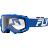 LUNETTE CROSS FLY FOCUS BLEU/BLANC Lunette moto cross