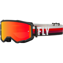 MASQUE FLY ZONE NOIR/ROUGE Lunette moto cross