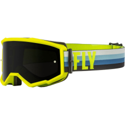 MASQUE FLY ZONE JAUNE FLUO/TEAL Lunette moto cross