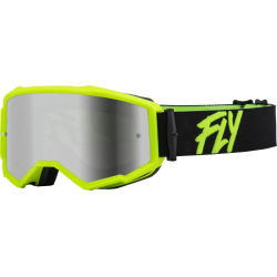 MASQUE FLY ZONE NOIR/JAUNE FLUO Lunette moto cross