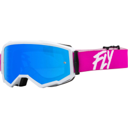 MASQUE FLY ZONE ROSE/BLANC Lunette moto cross